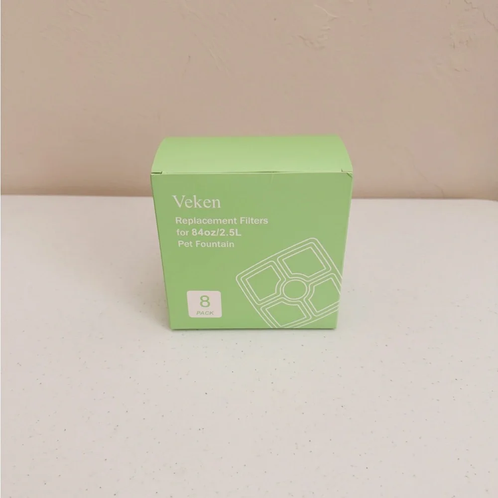 Veken Pet Fountain Replacement Filters 8-Pack